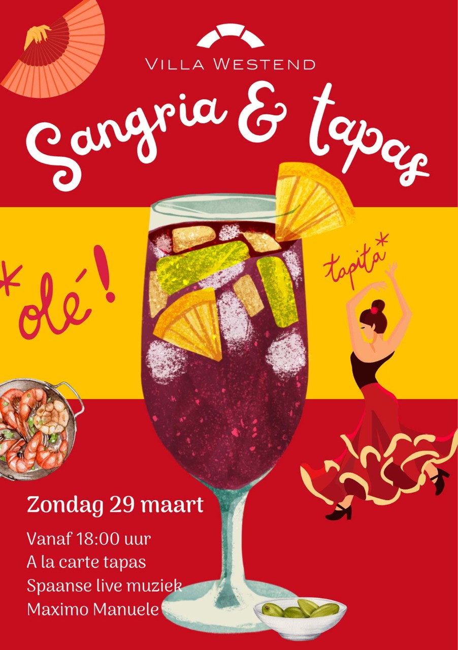 Tapas en Sangria - 29 maart